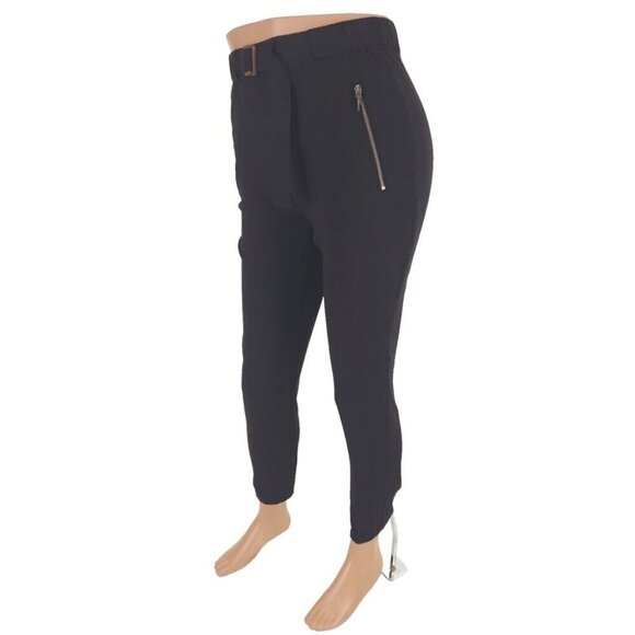 Fabiana Filippi Jogging-fit Silk Stretch Trousers Size 40 XS Womens Black $650 - Picture 3 of 13